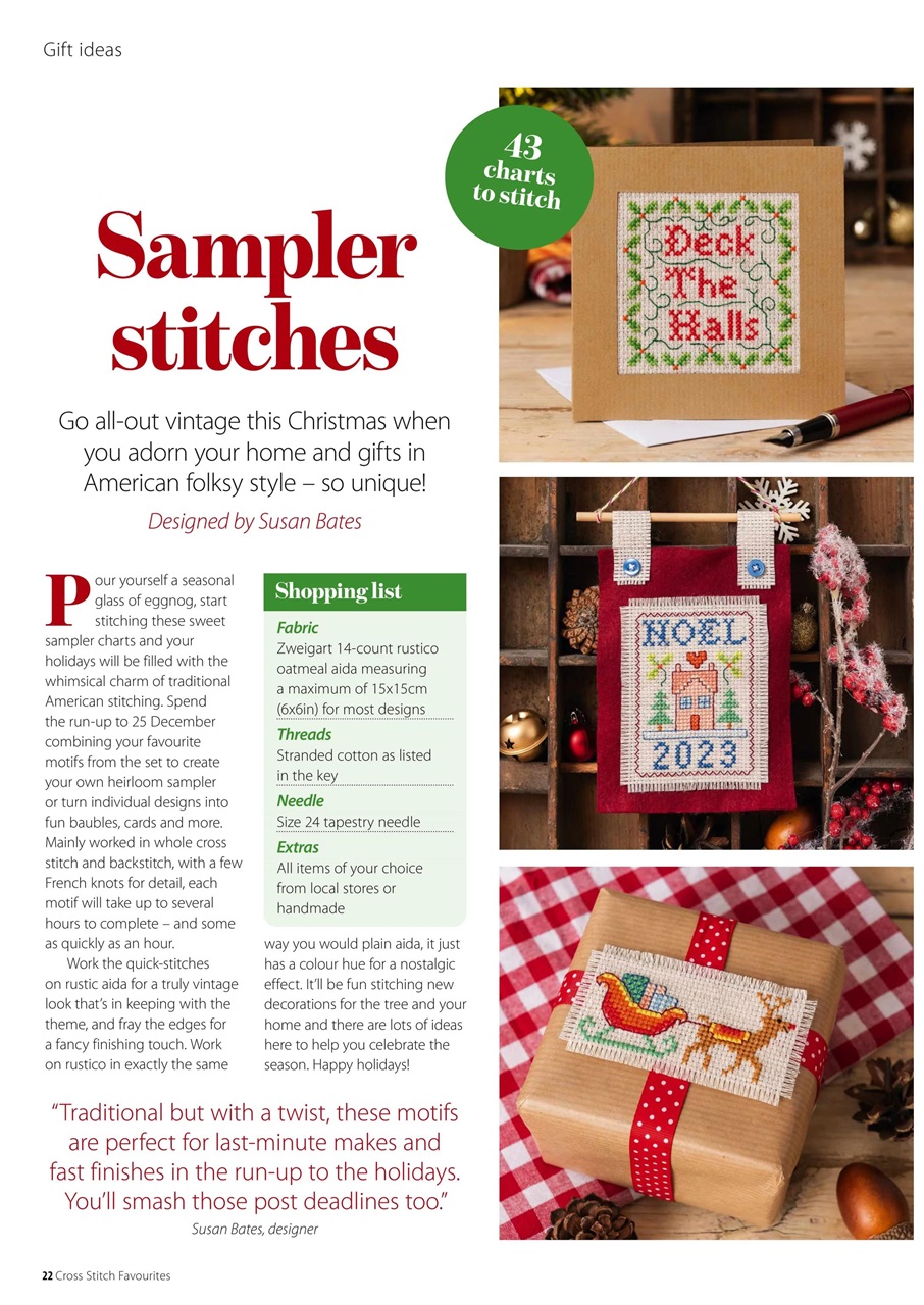 Cross Stitch Favourites Preview Pages