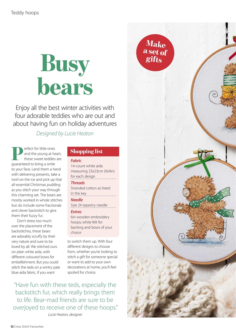 Cross Stitch Favourites Preview Pages