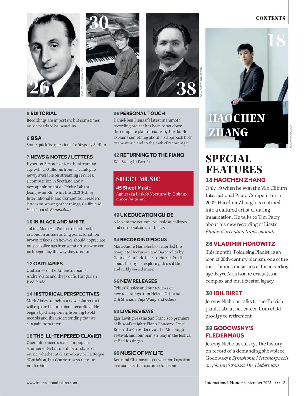 International Piano Preview Pages