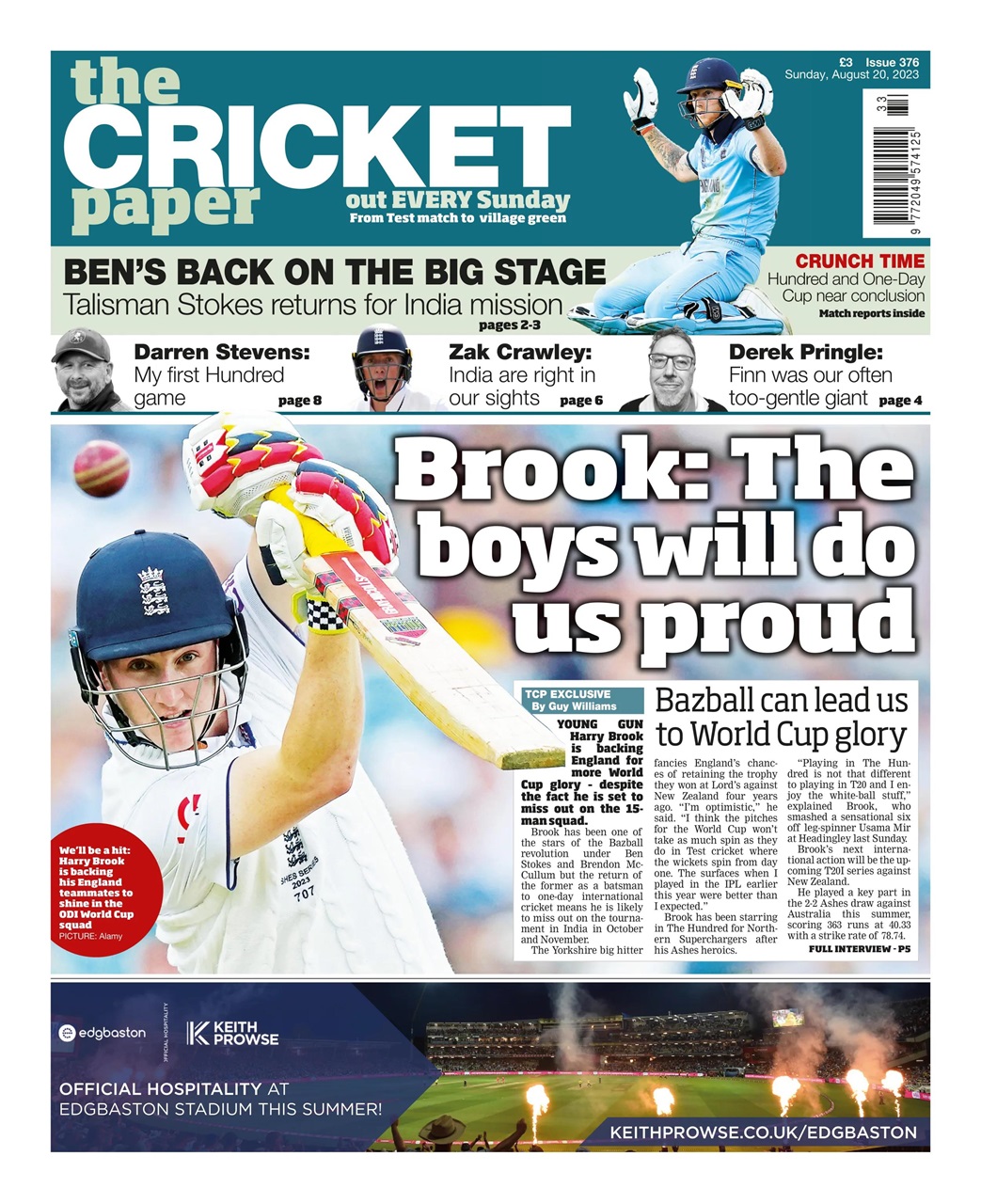 The Cricket Paper Preview Pages