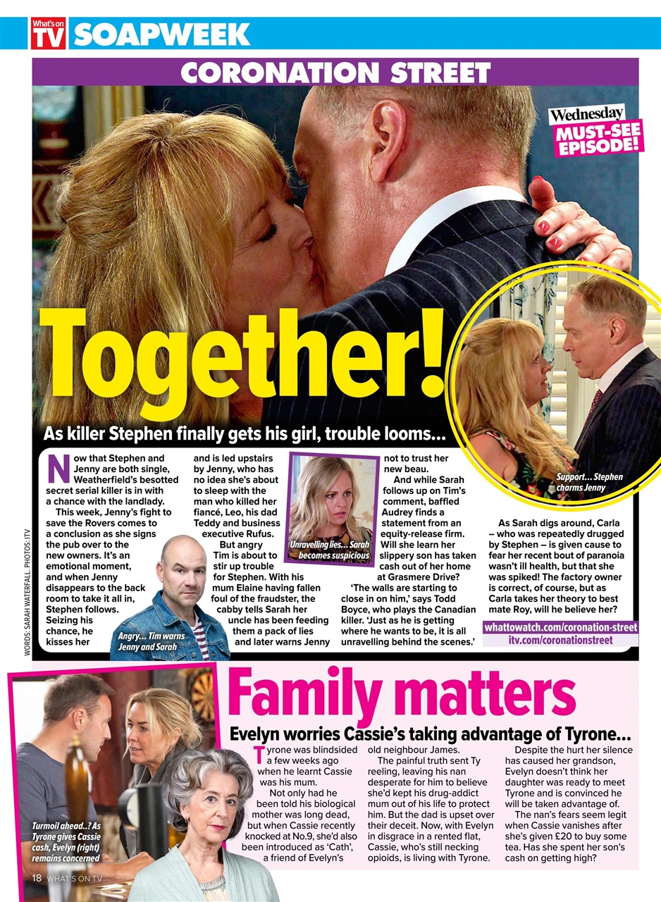 What's on TV Preview Pages