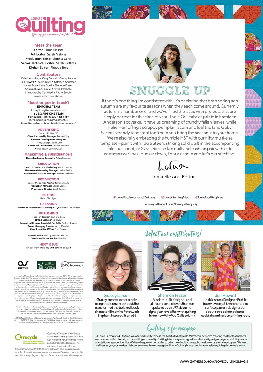 Love Patchwork & Quilting Preview Pages