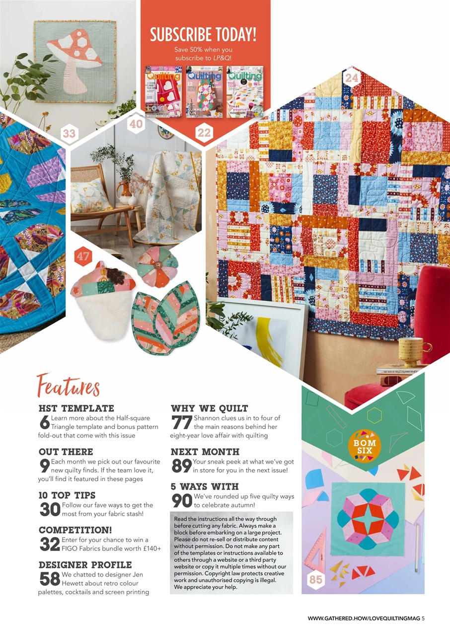 Love Patchwork & Quilting Preview Pages