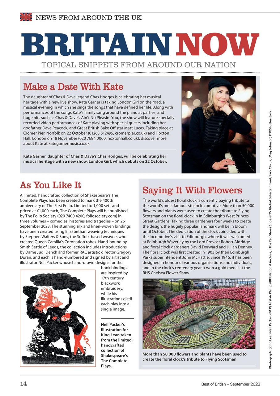 Best of British Preview Pages