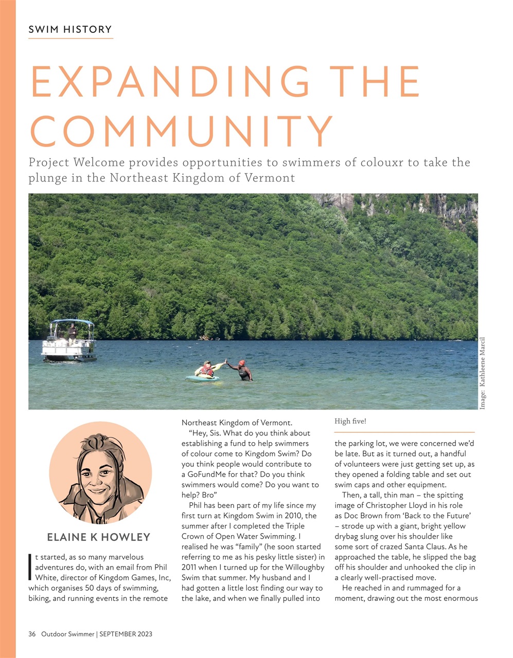 Outdoor Swimmer Preview Pages