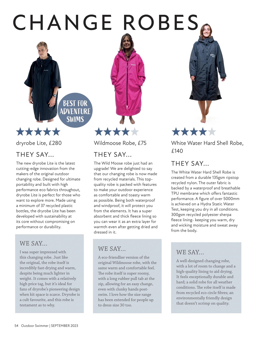 Outdoor Swimmer Preview Pages