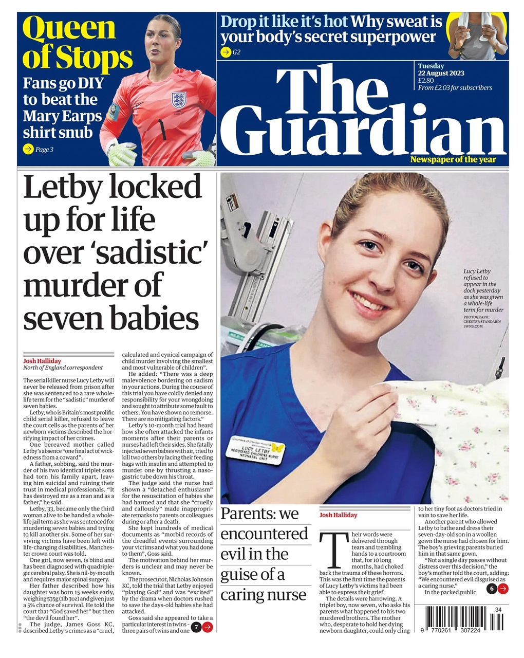 The Guardian Newspaper Preview Pages