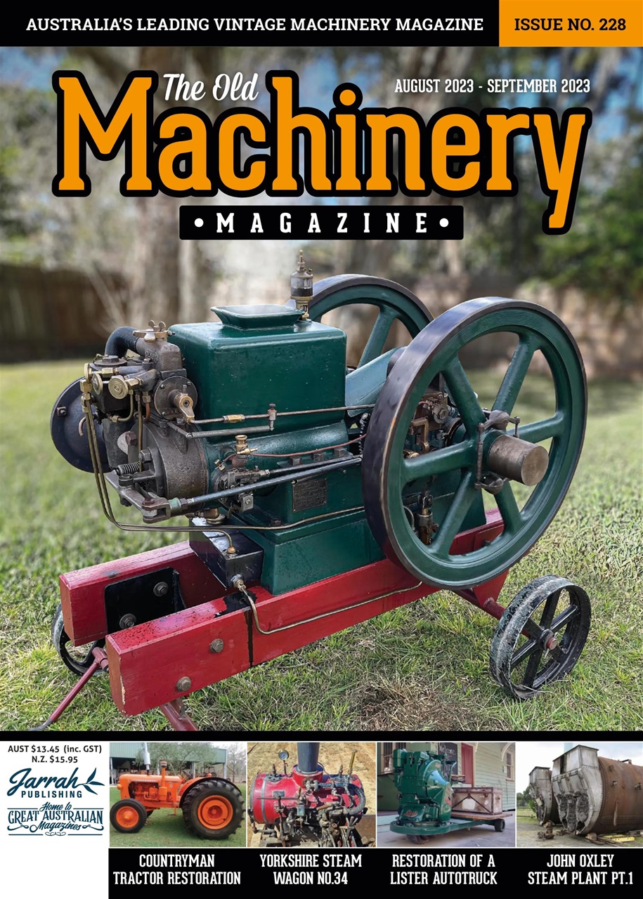 The Old Machinery Magazine Preview Pages