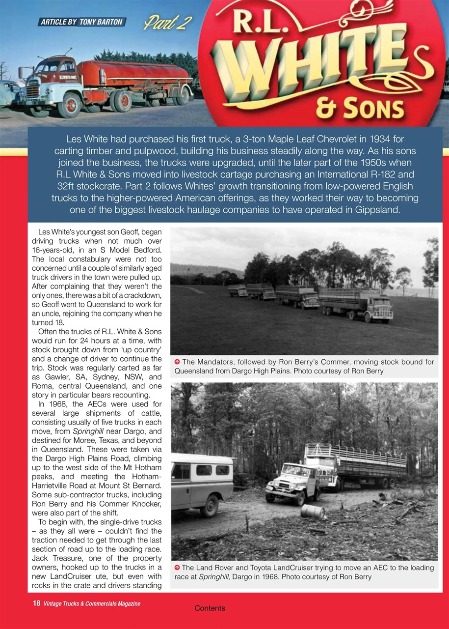 Vintage Trucks & Commercials Preview Pages