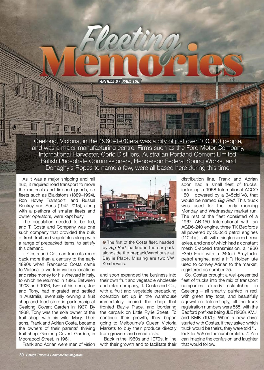 Vintage Trucks & Commercials Preview Pages