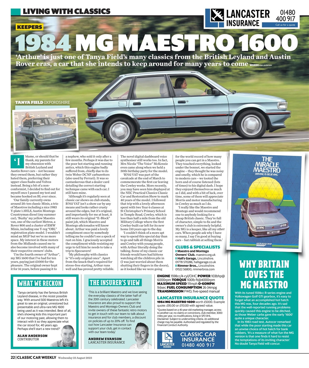 Classic Car Weekly Preview Pages