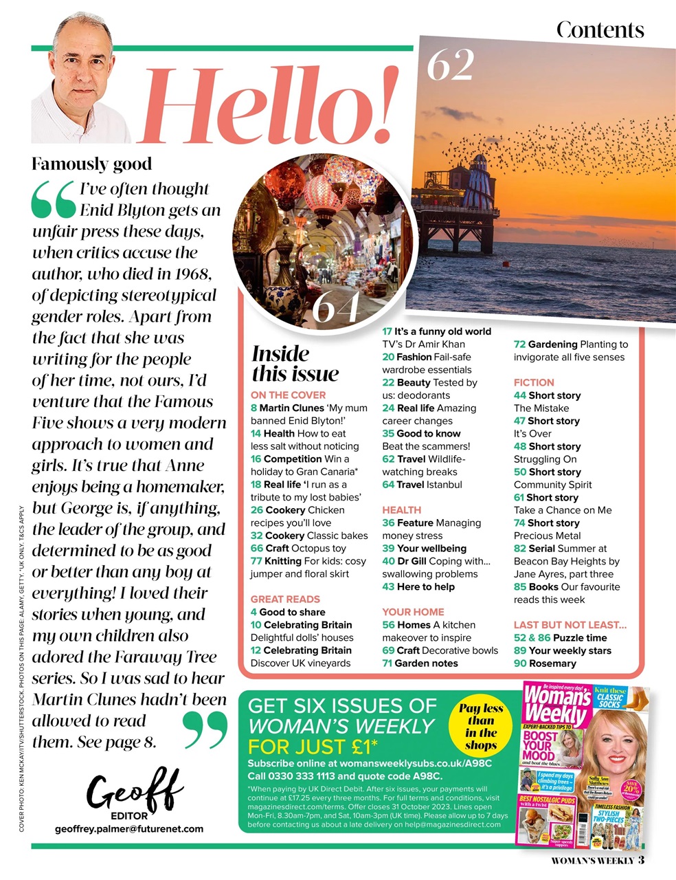 Woman's Weekly Preview Pages