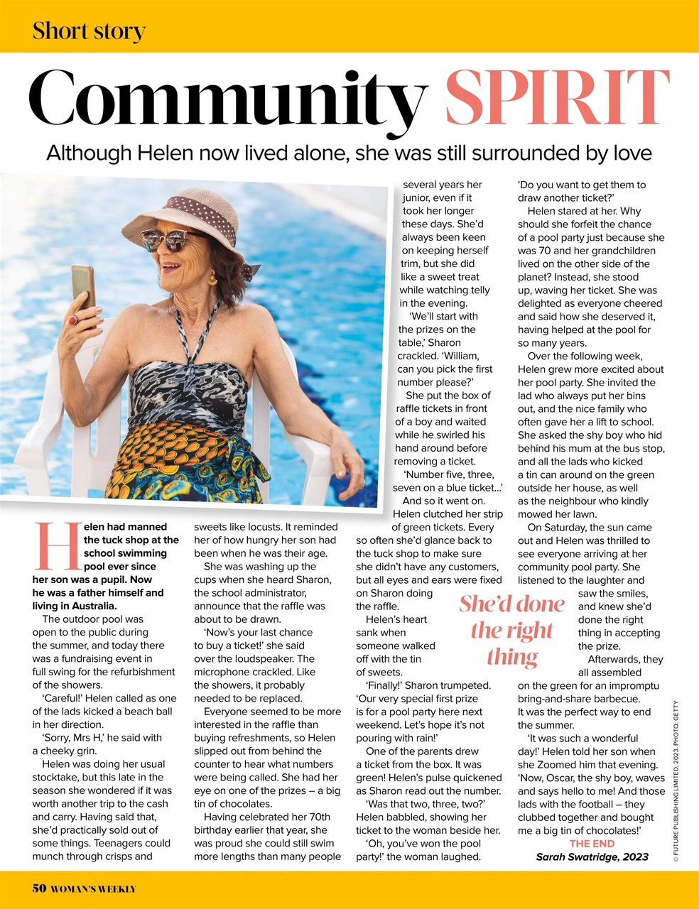 Woman's Weekly Preview Pages