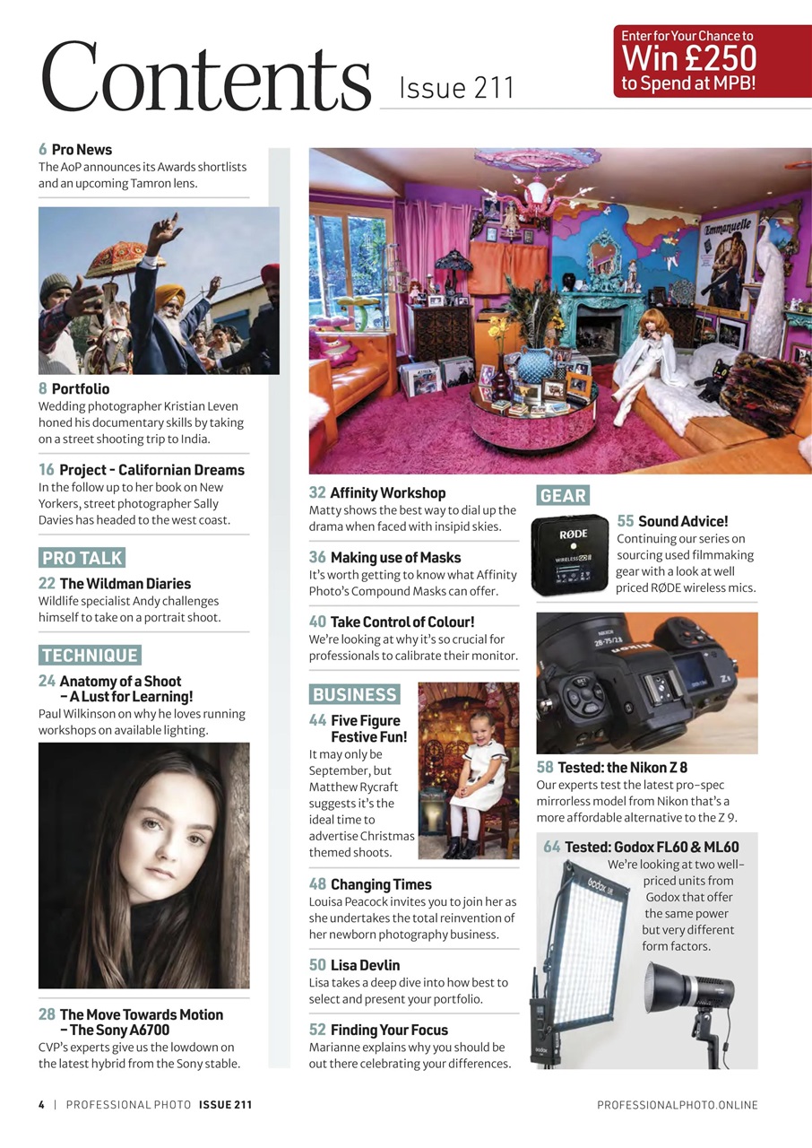 Professional Photo Preview Pages