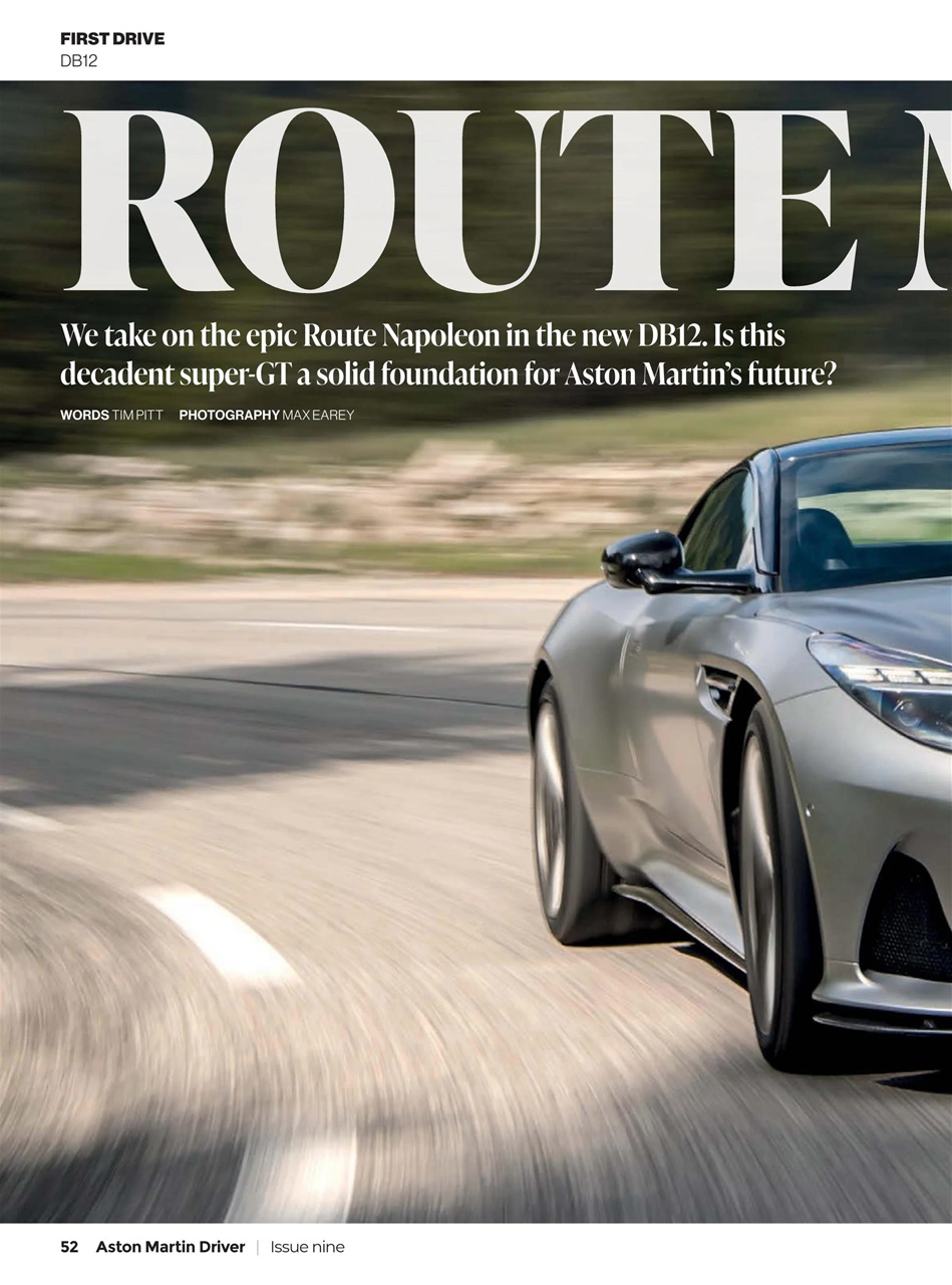Aston Martin Driver Preview Pages