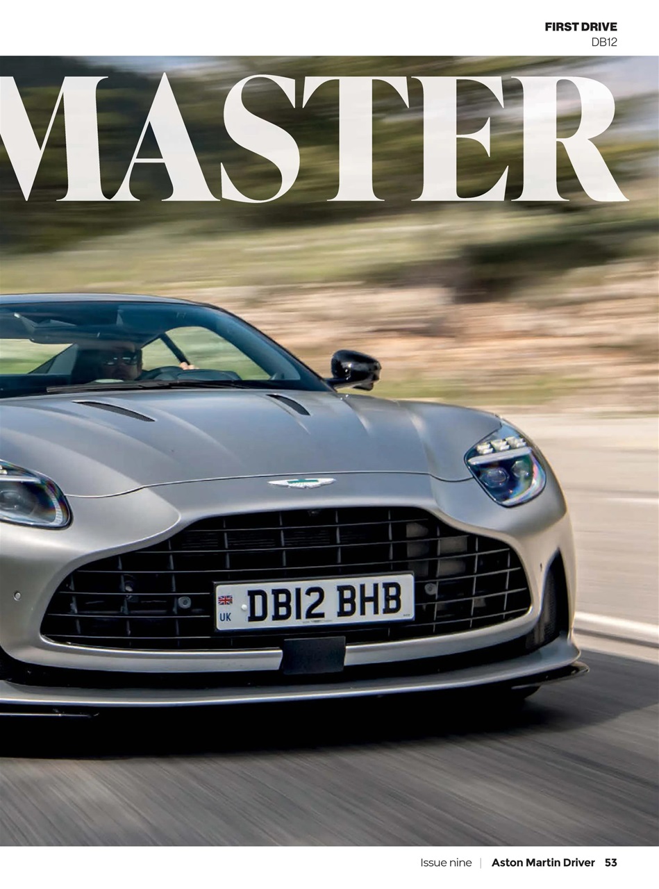 Aston Martin Driver Preview Pages