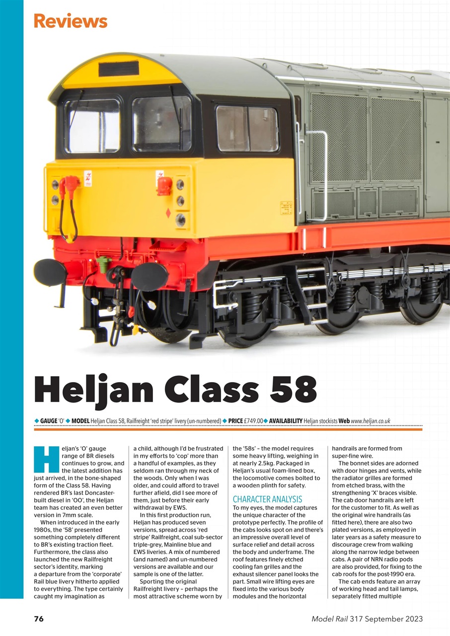 Model Rail Preview Pages