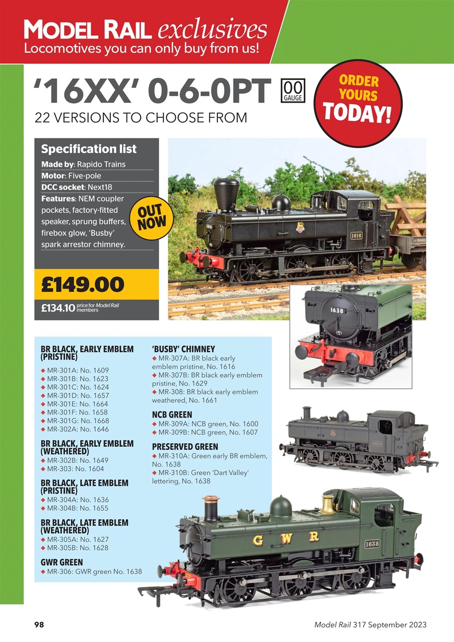 Model Rail Preview Pages