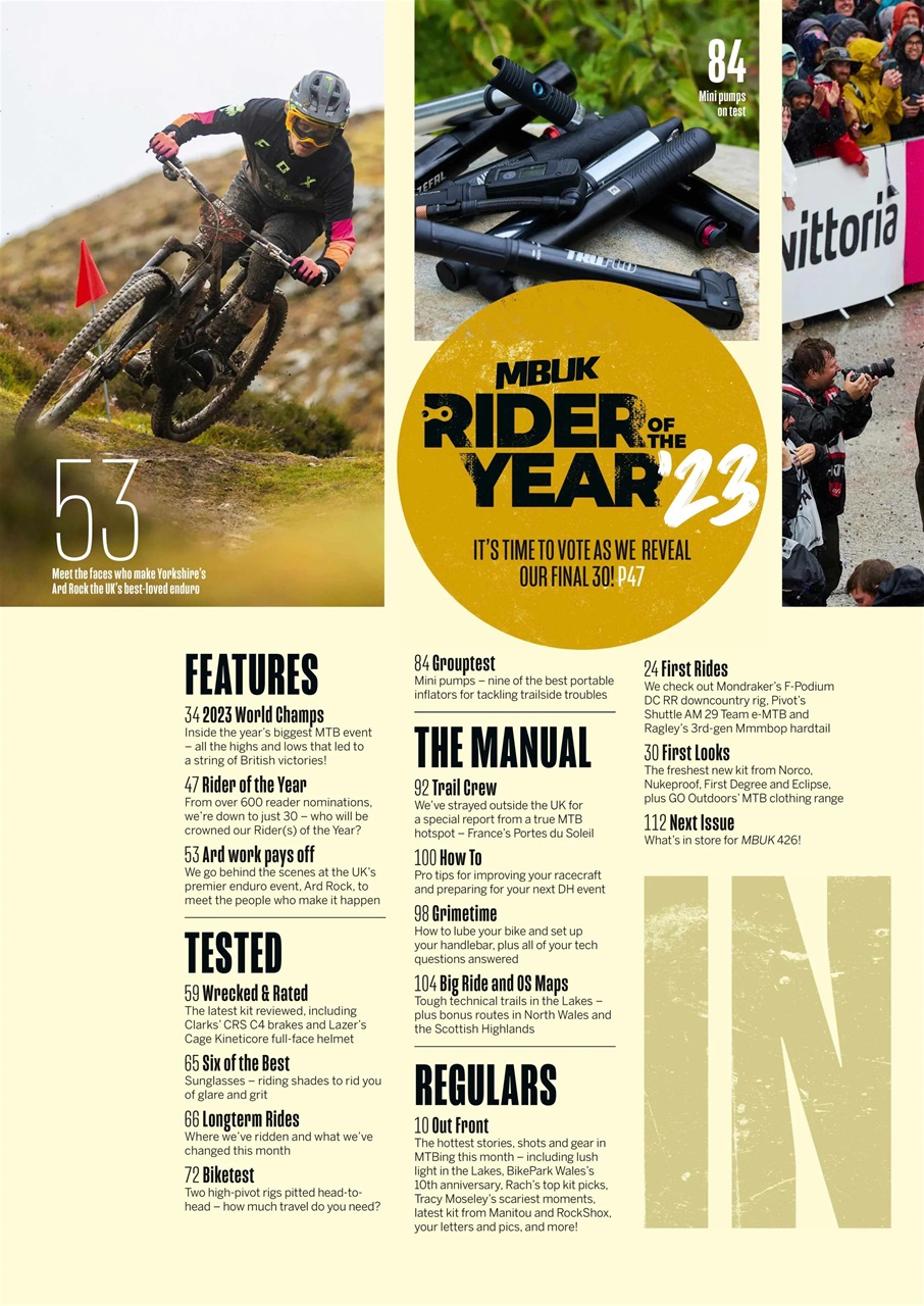 Mountain Biking UK Preview Pages