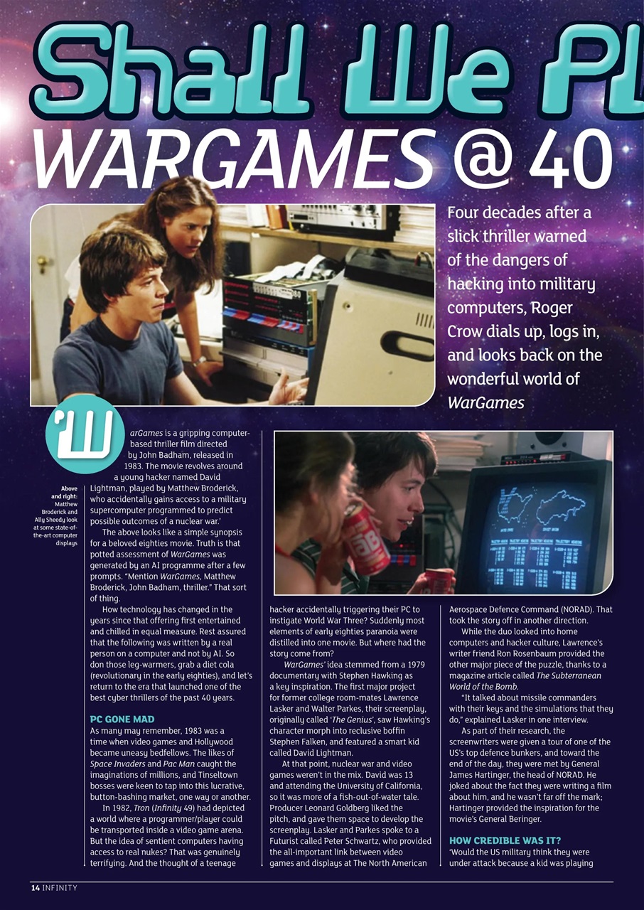 Infinity Magazine Preview Pages