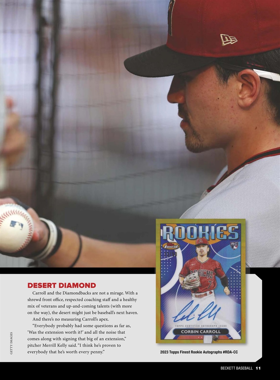 Beckett Baseball Magazine Preview Pages