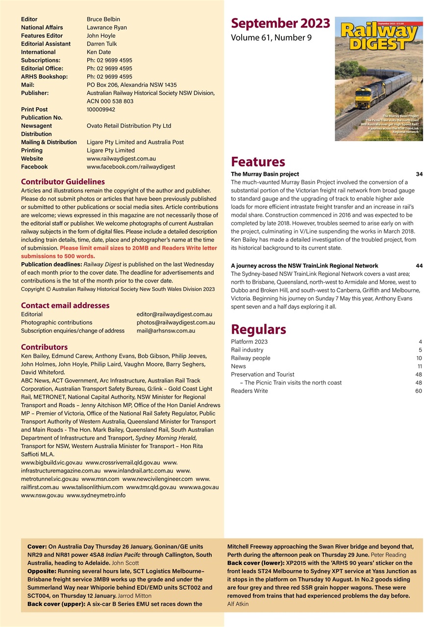 Railway Digest Preview Pages
