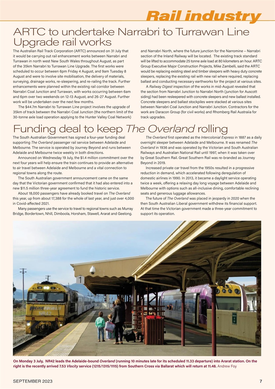 Railway Digest Preview Pages