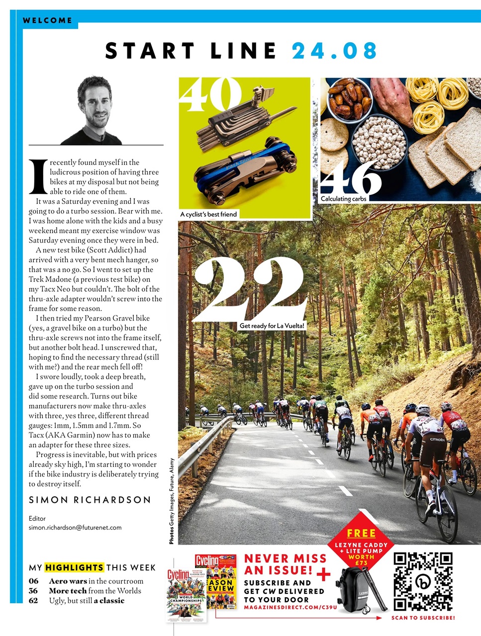 Cycling Weekly Preview Pages