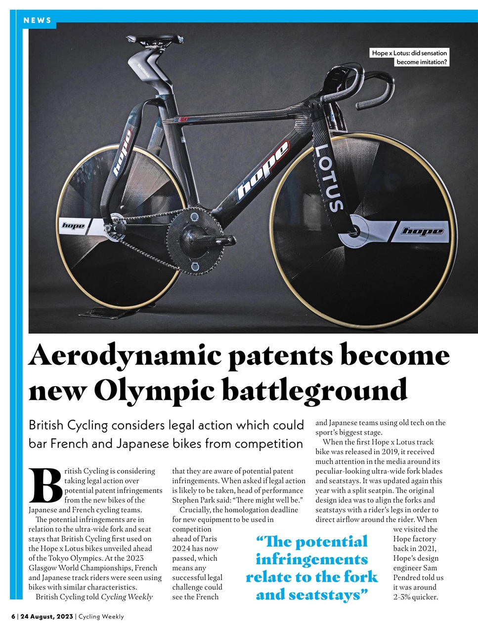 Cycling Weekly Preview Pages