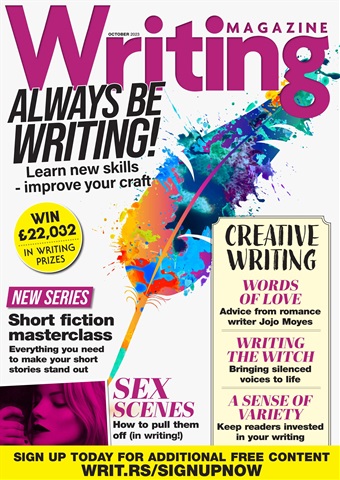 Writing Magazine issue October 2023