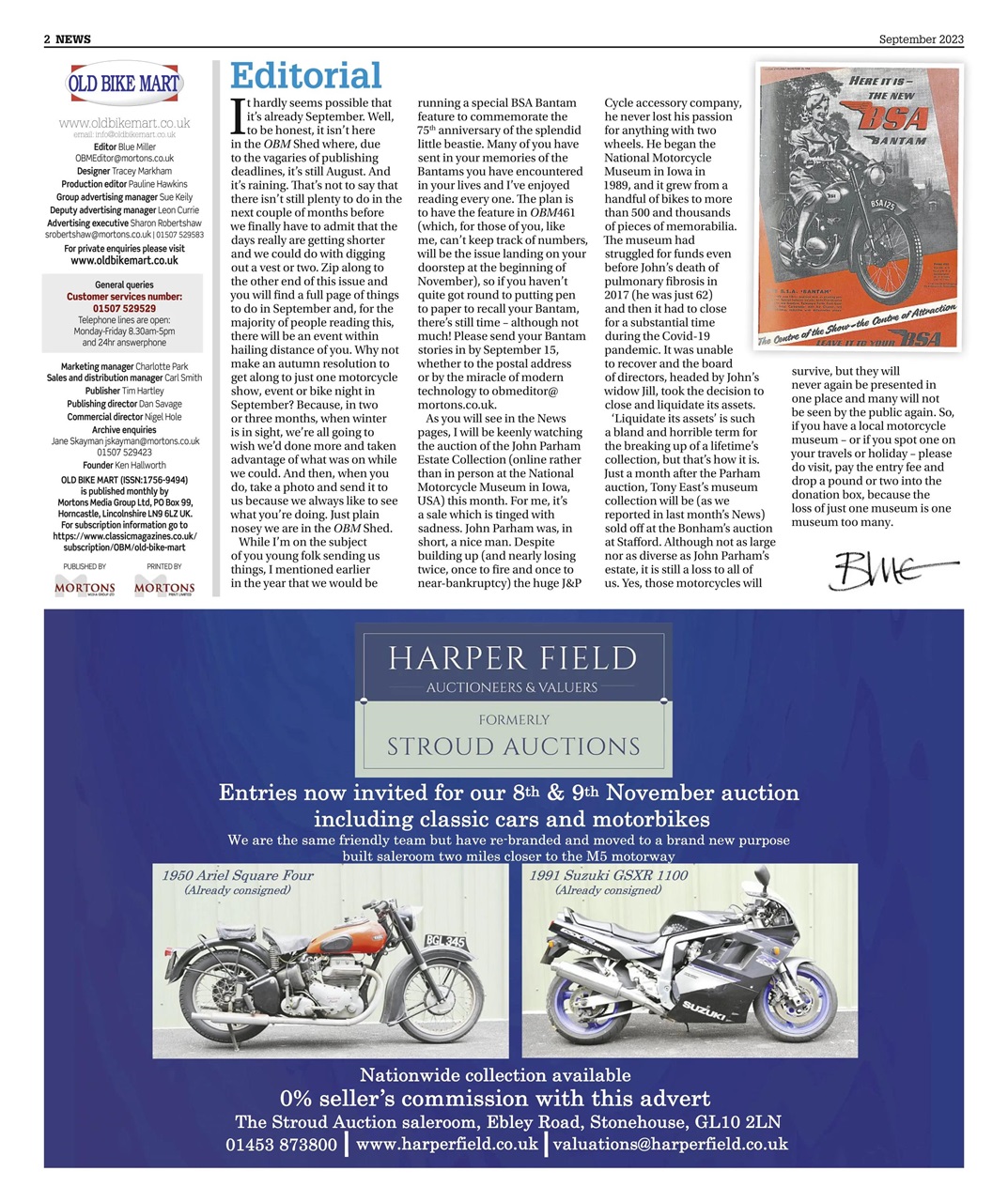 Old Bike Mart Preview Pages