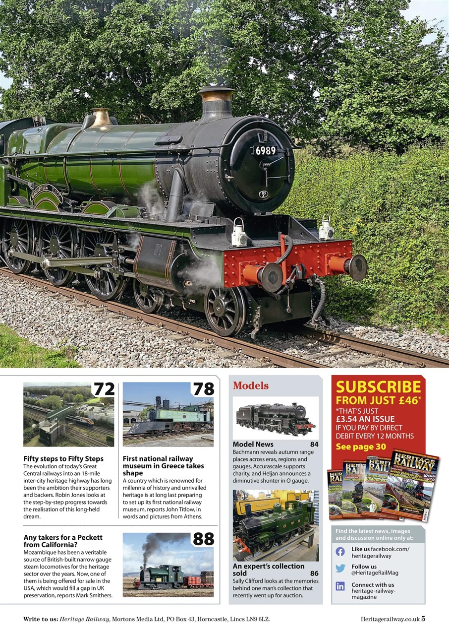 Heritage Railway Preview Pages