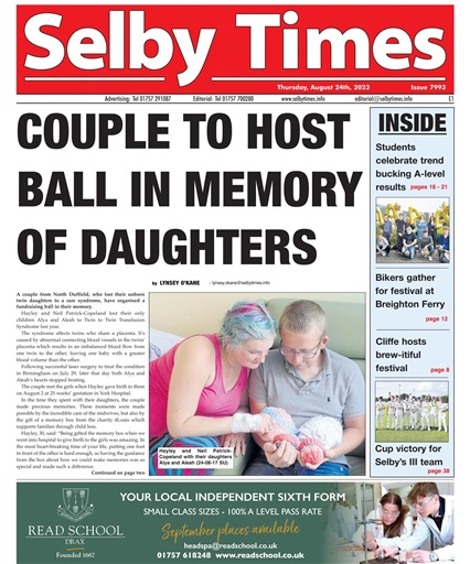 Selby Times issue 