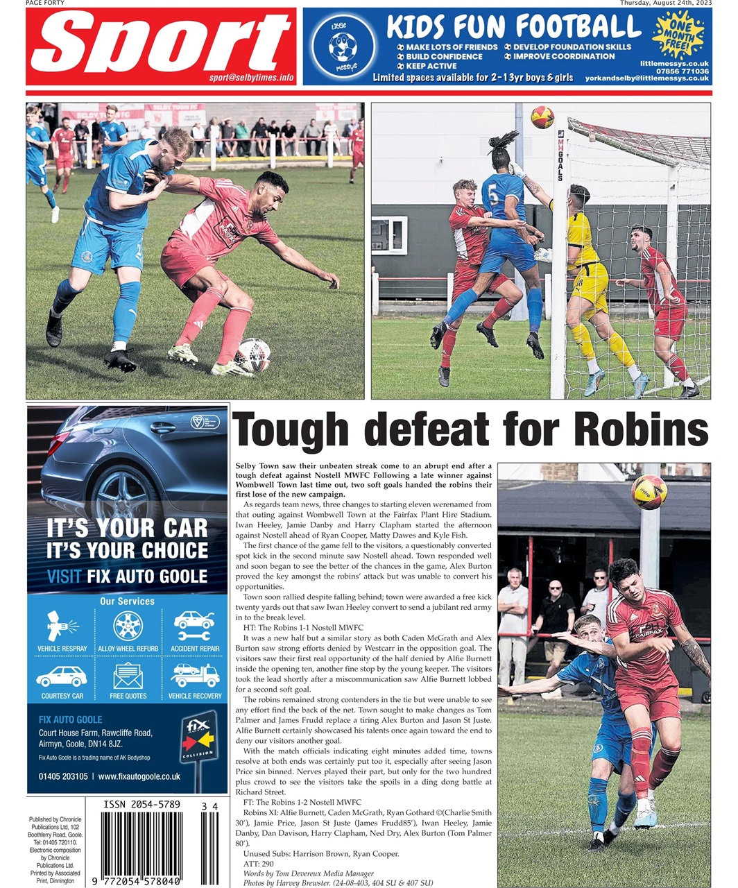 Selby Times Preview Pages
