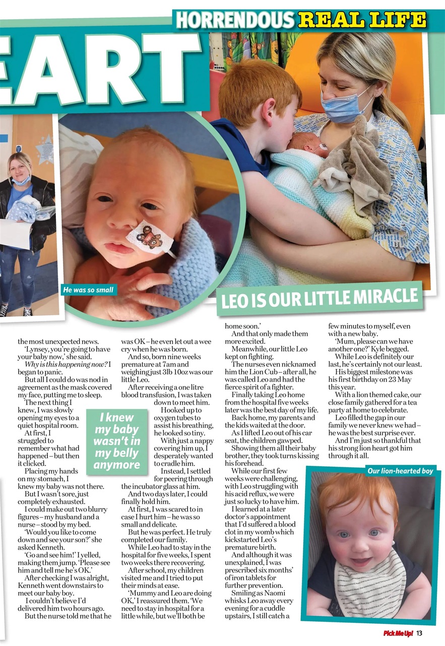 Pick Me Up Preview Pages