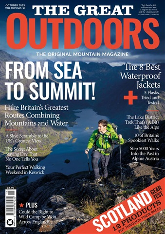 TGO - The Great Outdoors Magazine issue Oct-23
