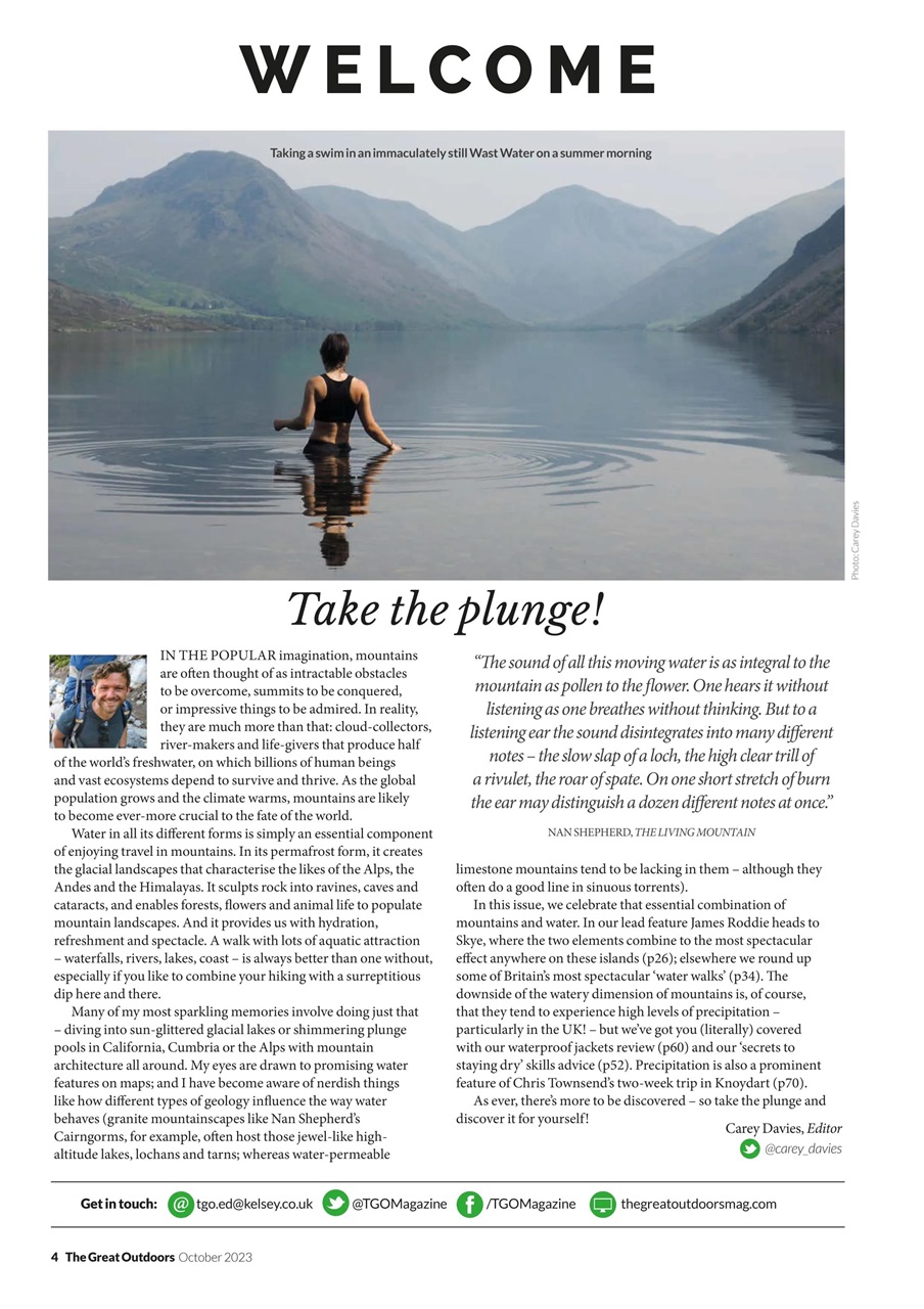 TGO - The Great Outdoors Magazine Preview Pages