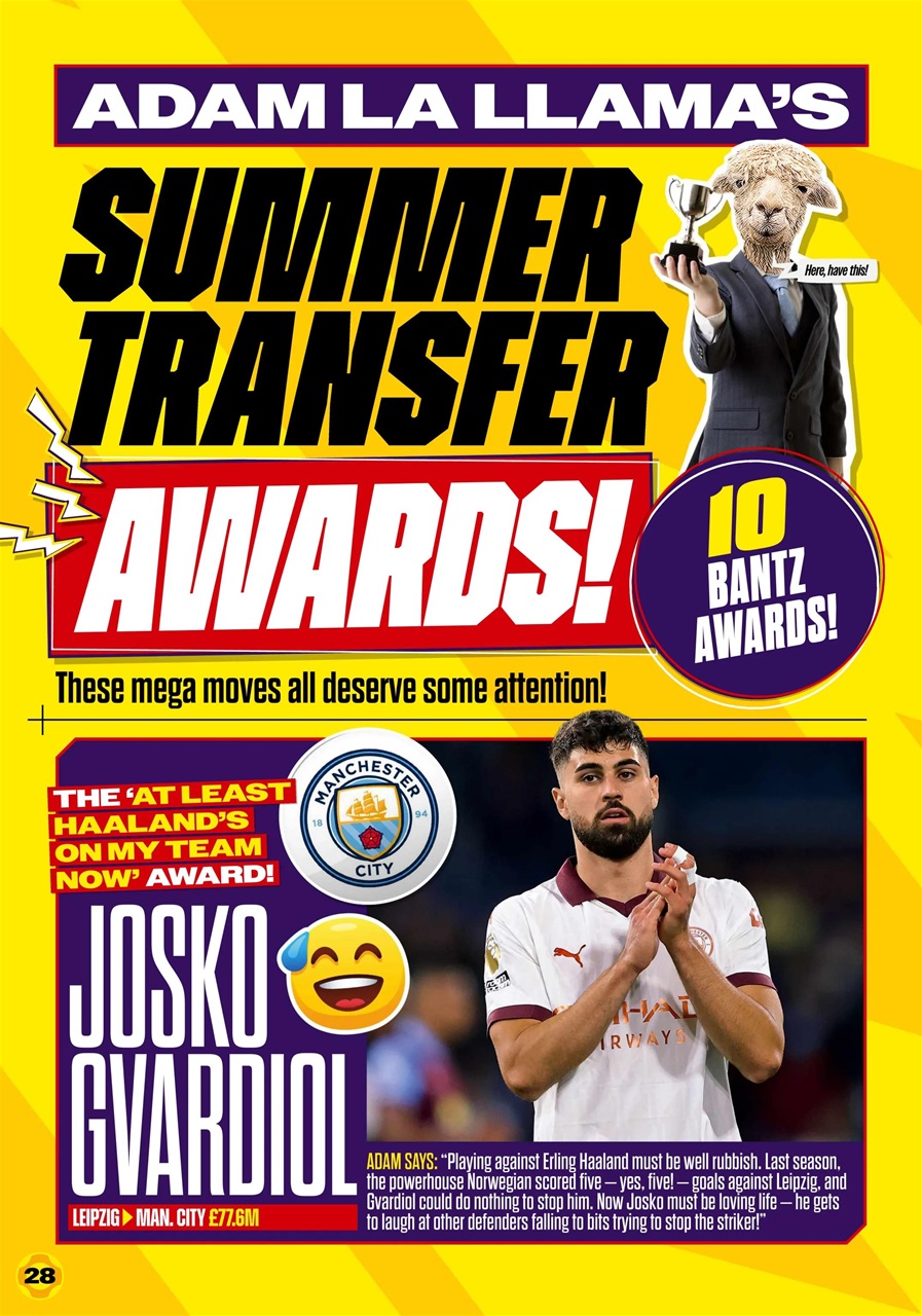 Match of the Day Preview Pages