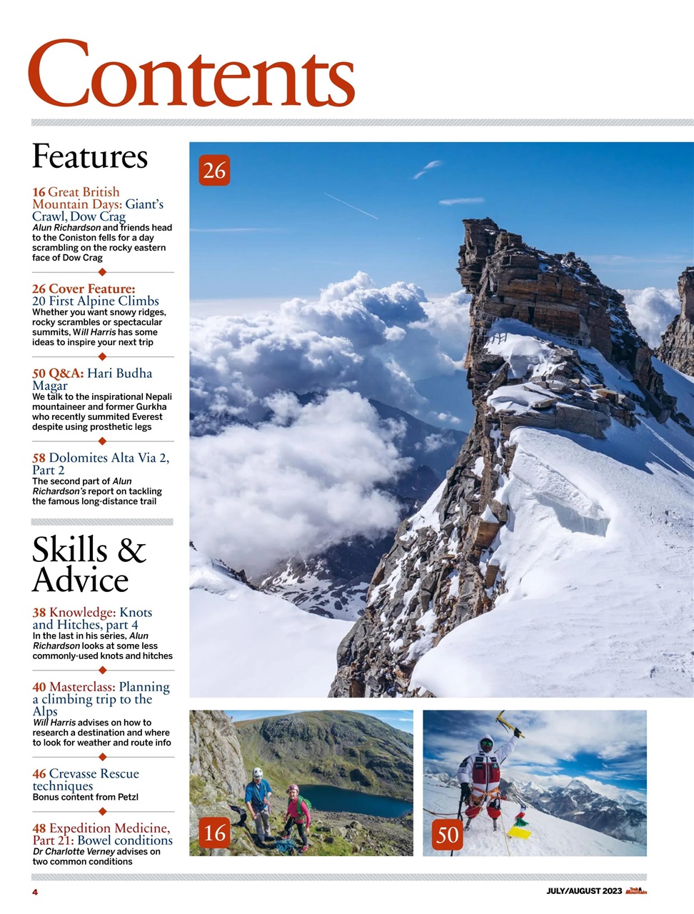 Trek & Mountain Magazine Preview Pages