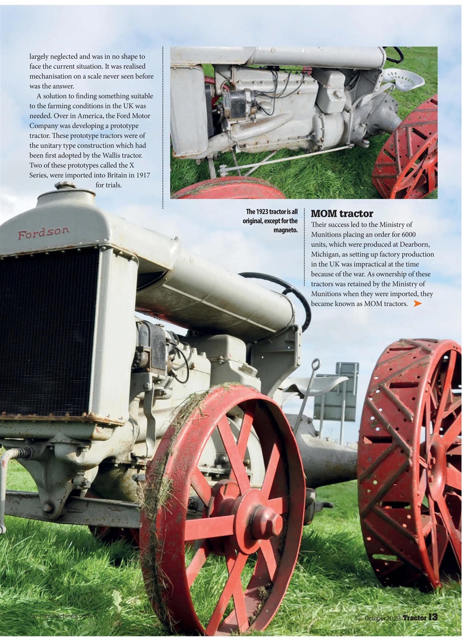 Tractor & Farming Heritage Magazine Preview Pages