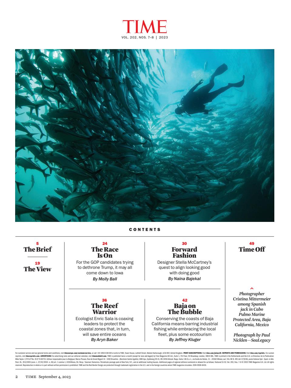 TIME Magazine Europe Preview Pages