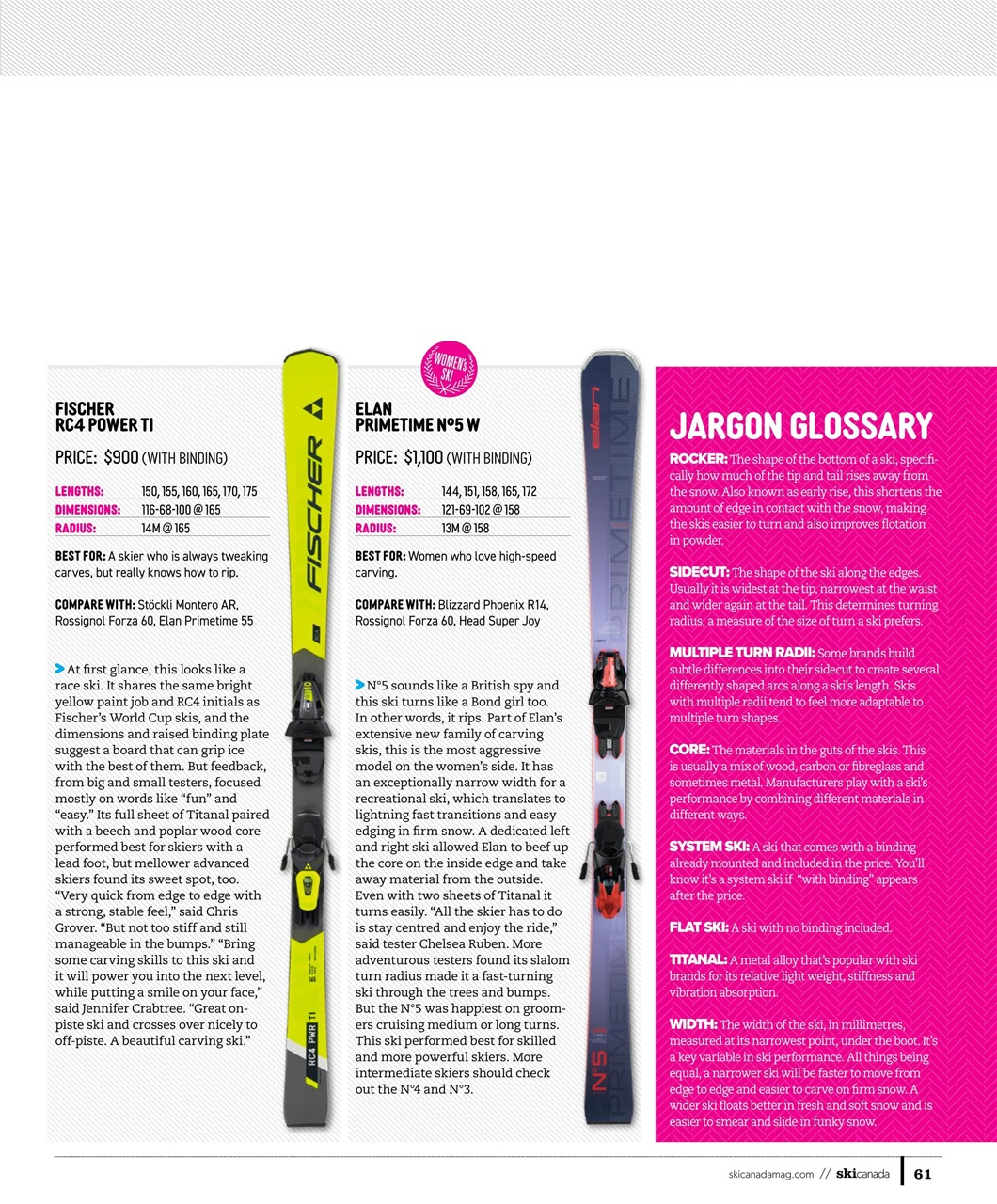 Ski Canada Preview Pages