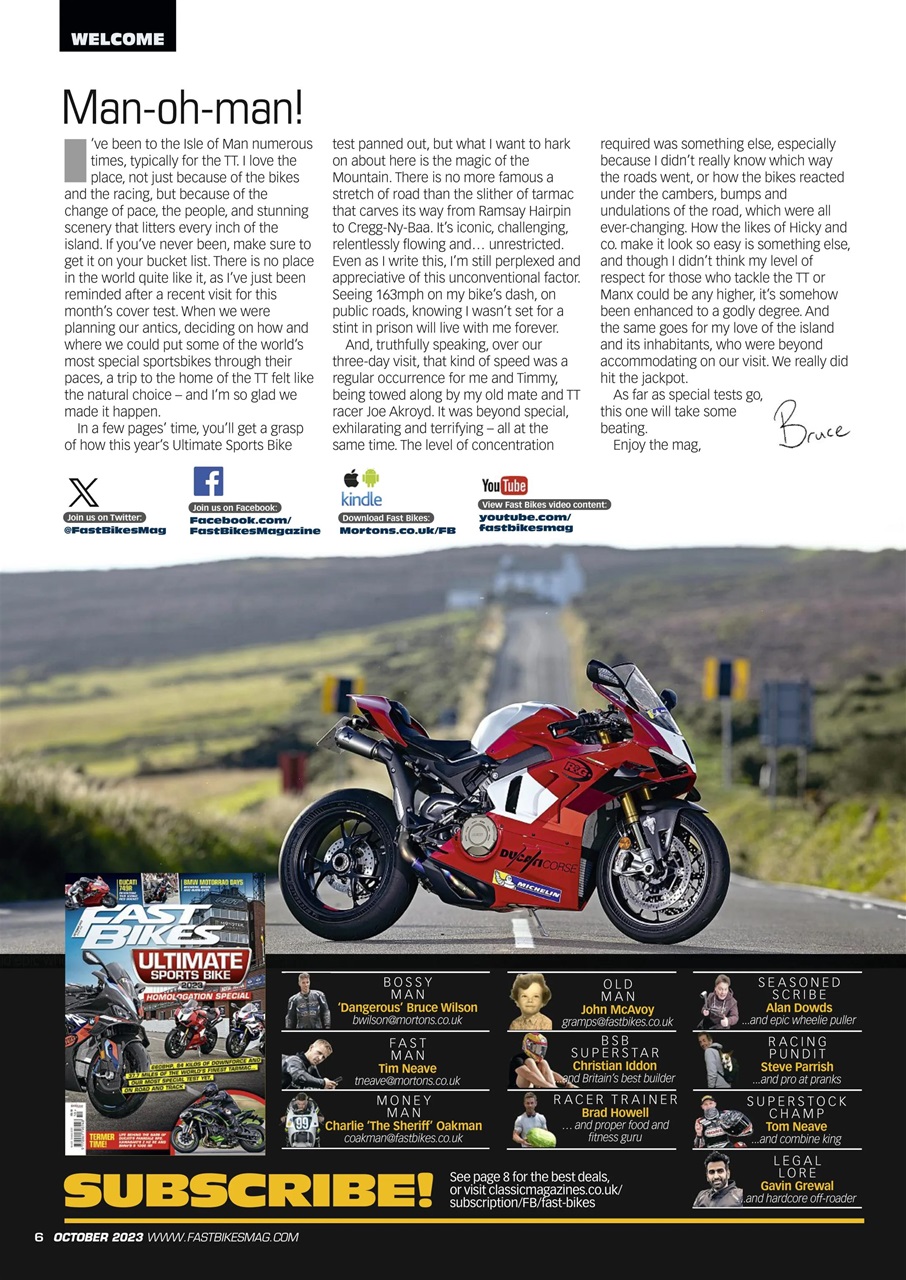 Fast Bikes Preview Pages