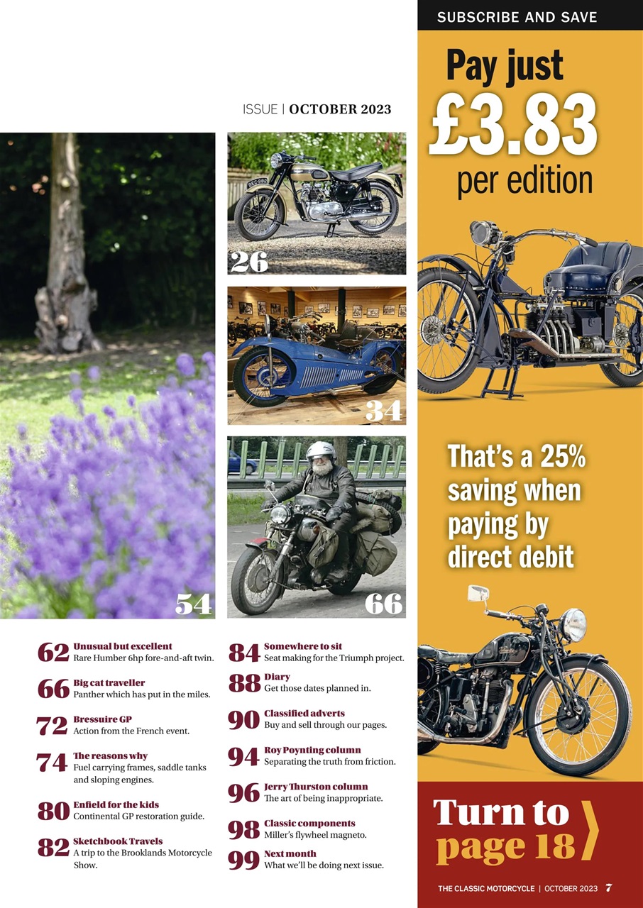 The Classic MotorCycle Preview Pages