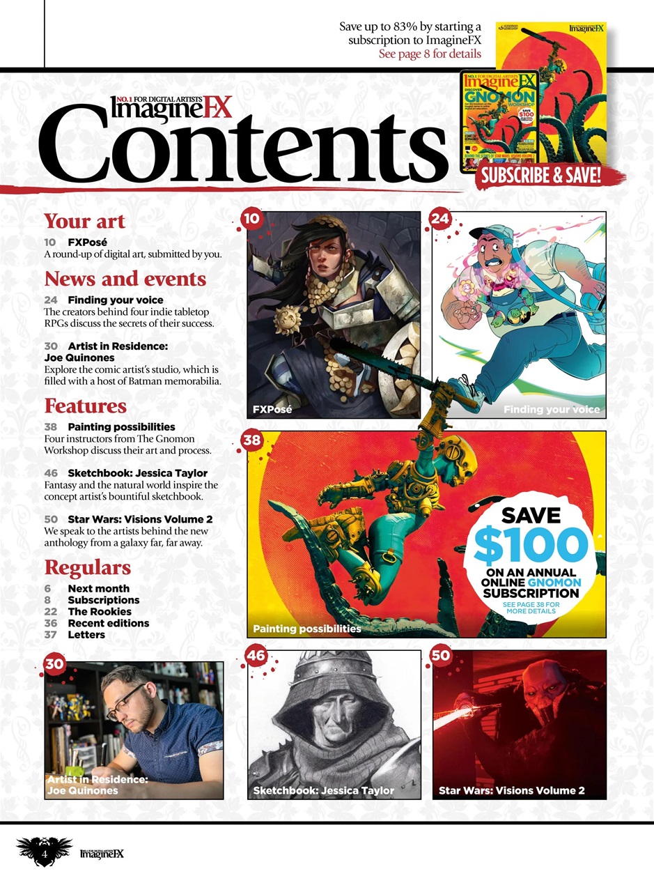 ImagineFX Preview Pages