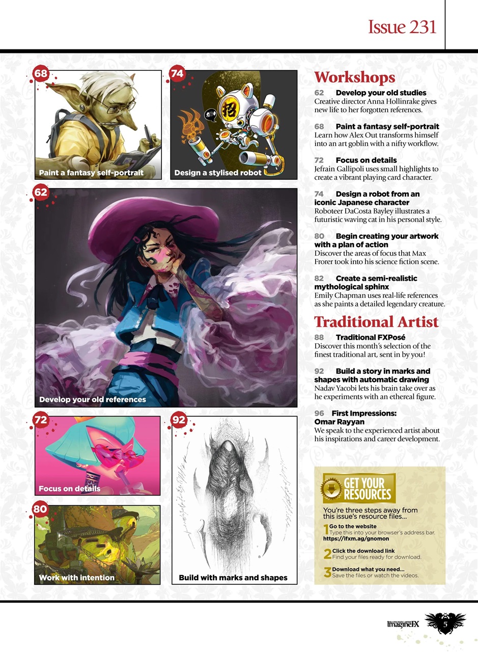 ImagineFX Preview Pages