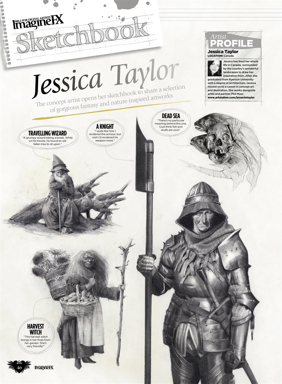 ImagineFX Preview Pages