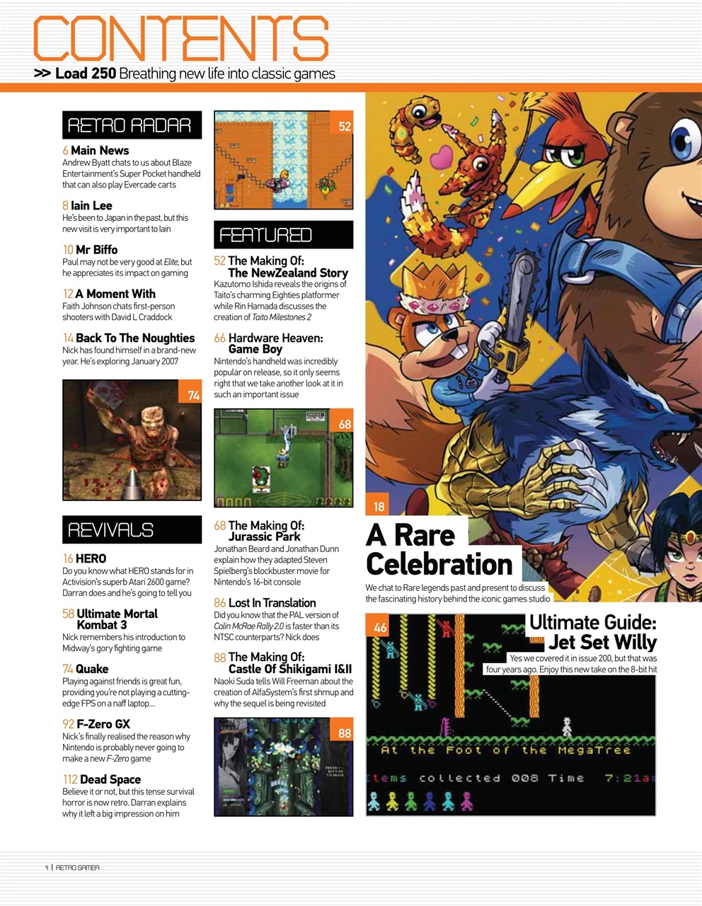Retro Gamer Preview Pages