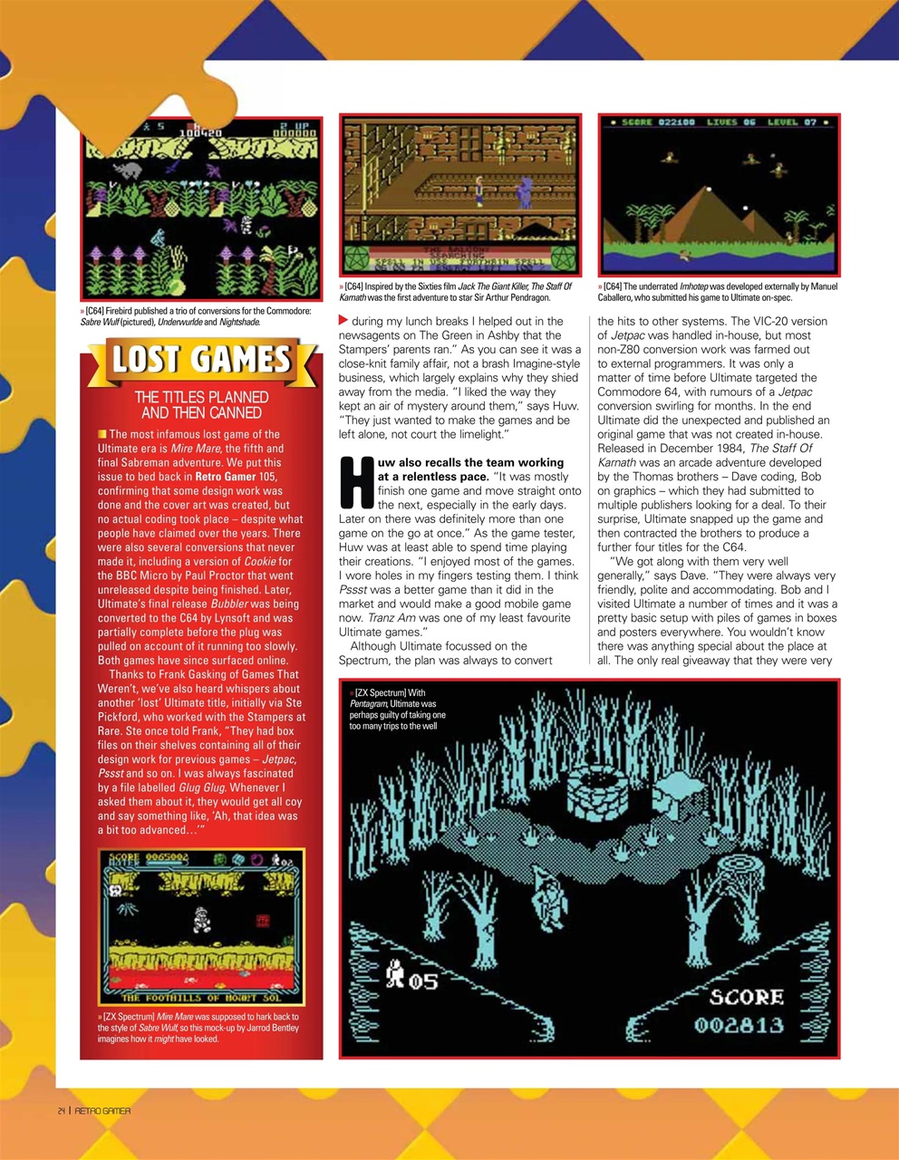Retro Gamer Preview Pages