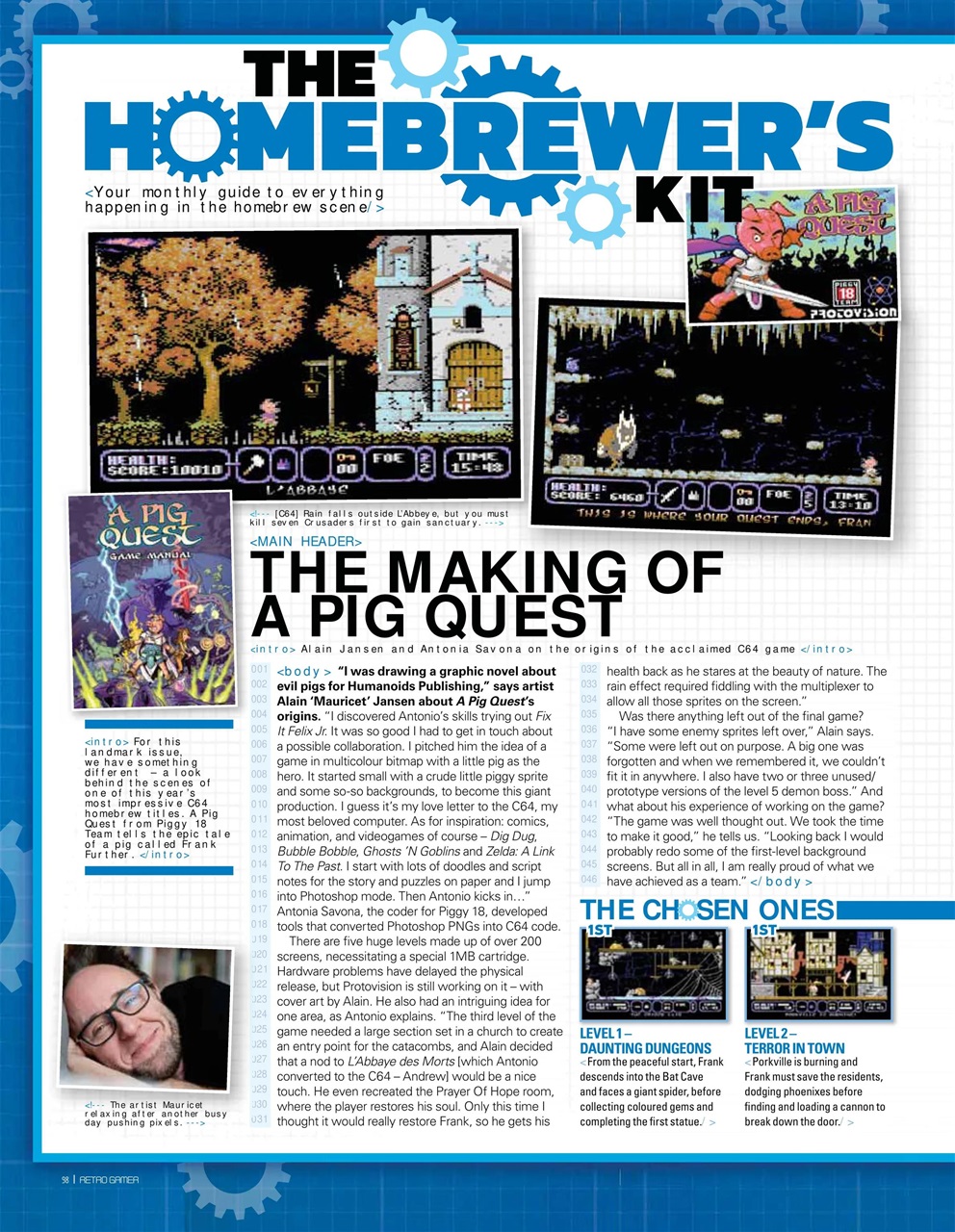 Retro Gamer Preview Pages